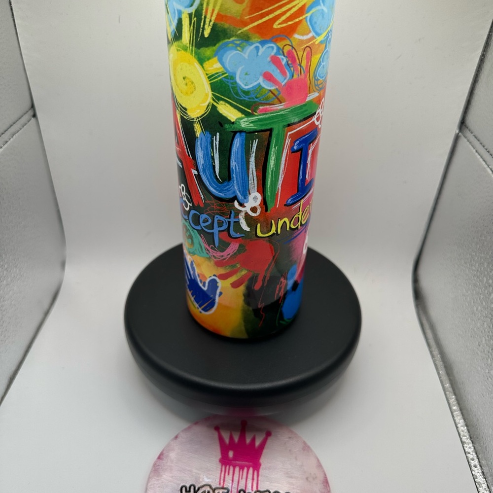 Colorful Autism Awareness Tumbler